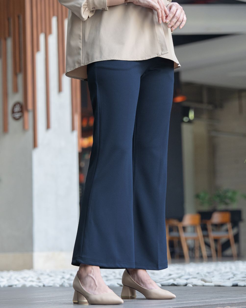 Heaven Lights - Lora Flare Pants - Muslim Women's Cutbray Long Pants
