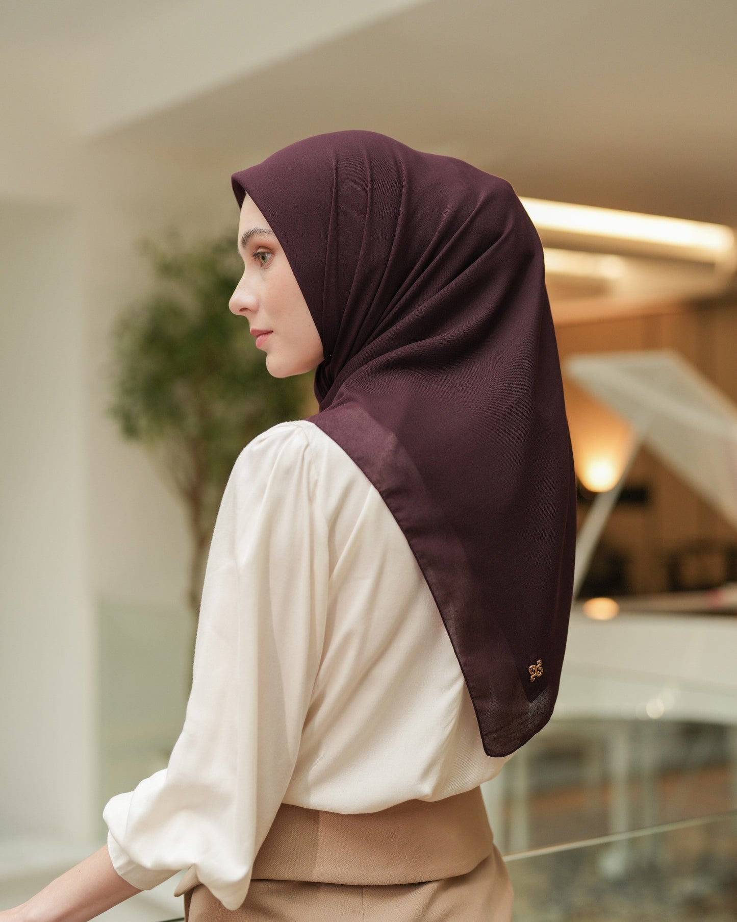 Heaven Lights - Voal Plain - Plain Square Voal Hijab