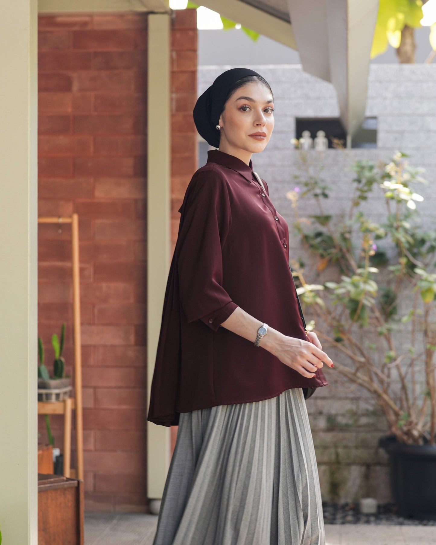 Gianni Pleats Shirt