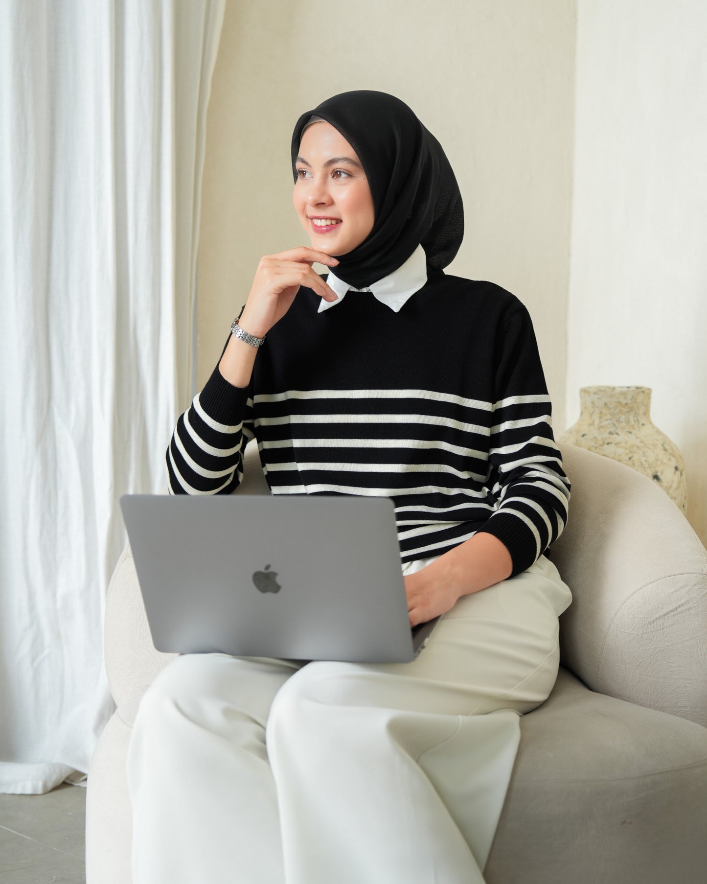 Cotton Stripe Knitwear