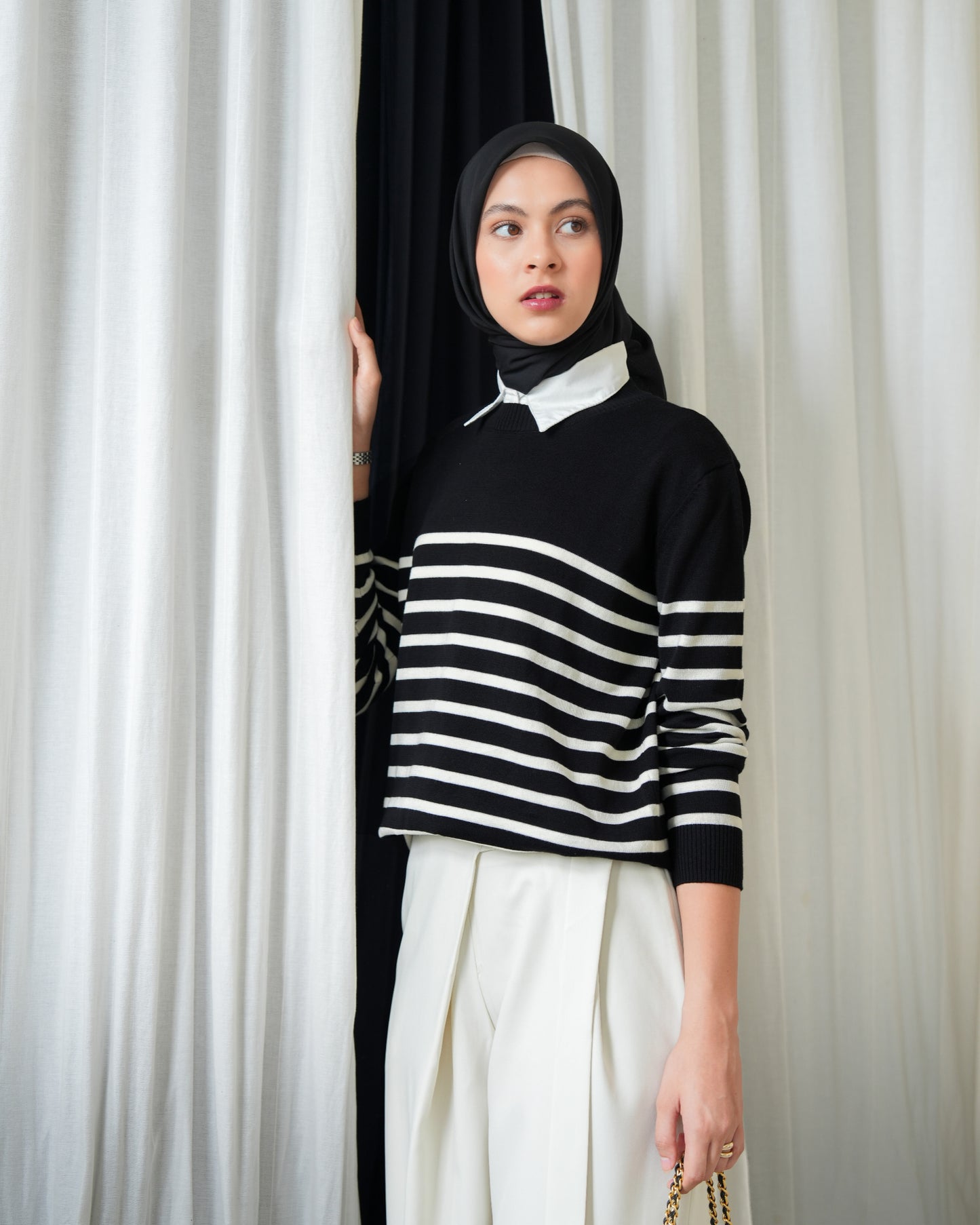 Cotton Stripe Knitwear