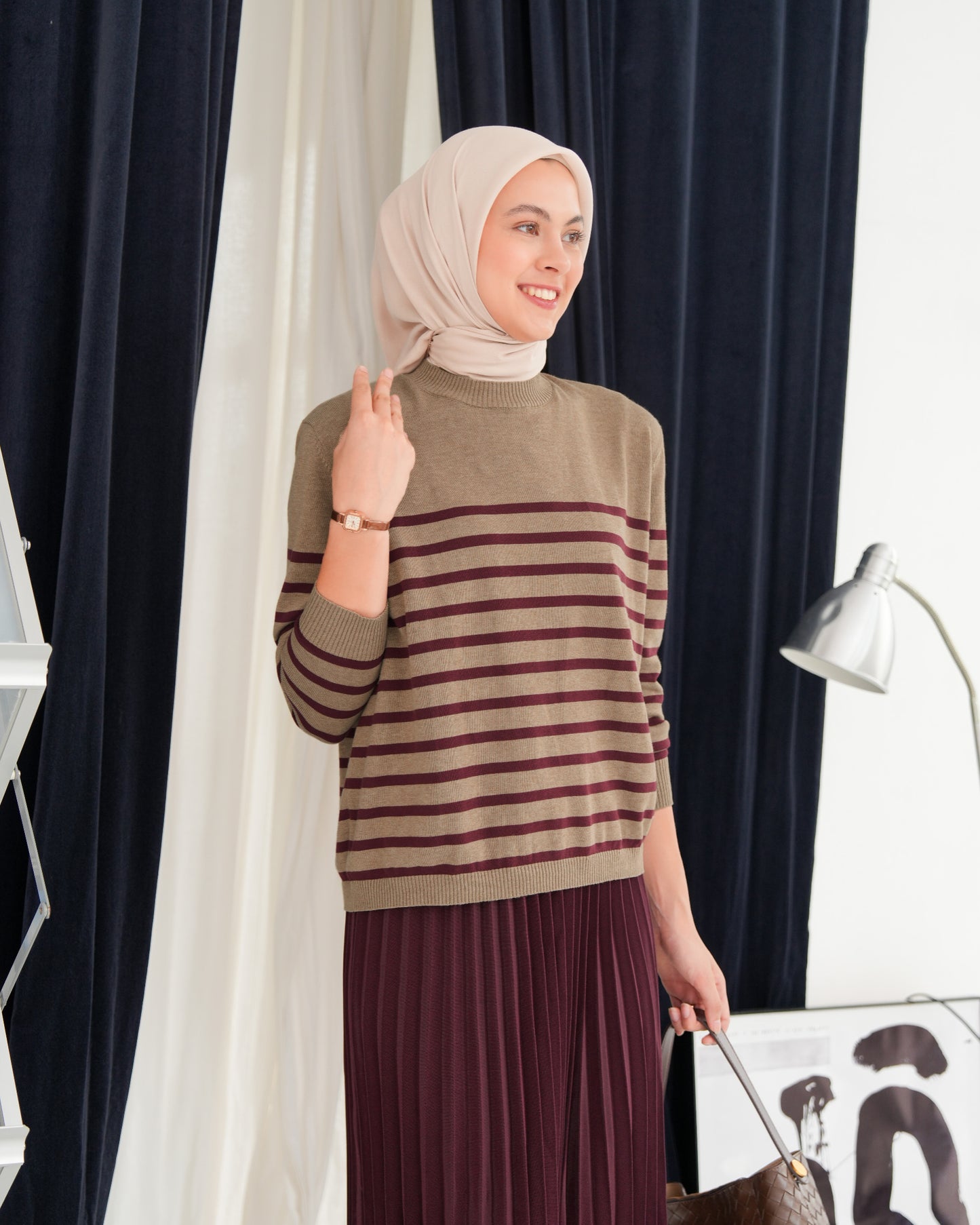 Cotton Stripe Knitwear