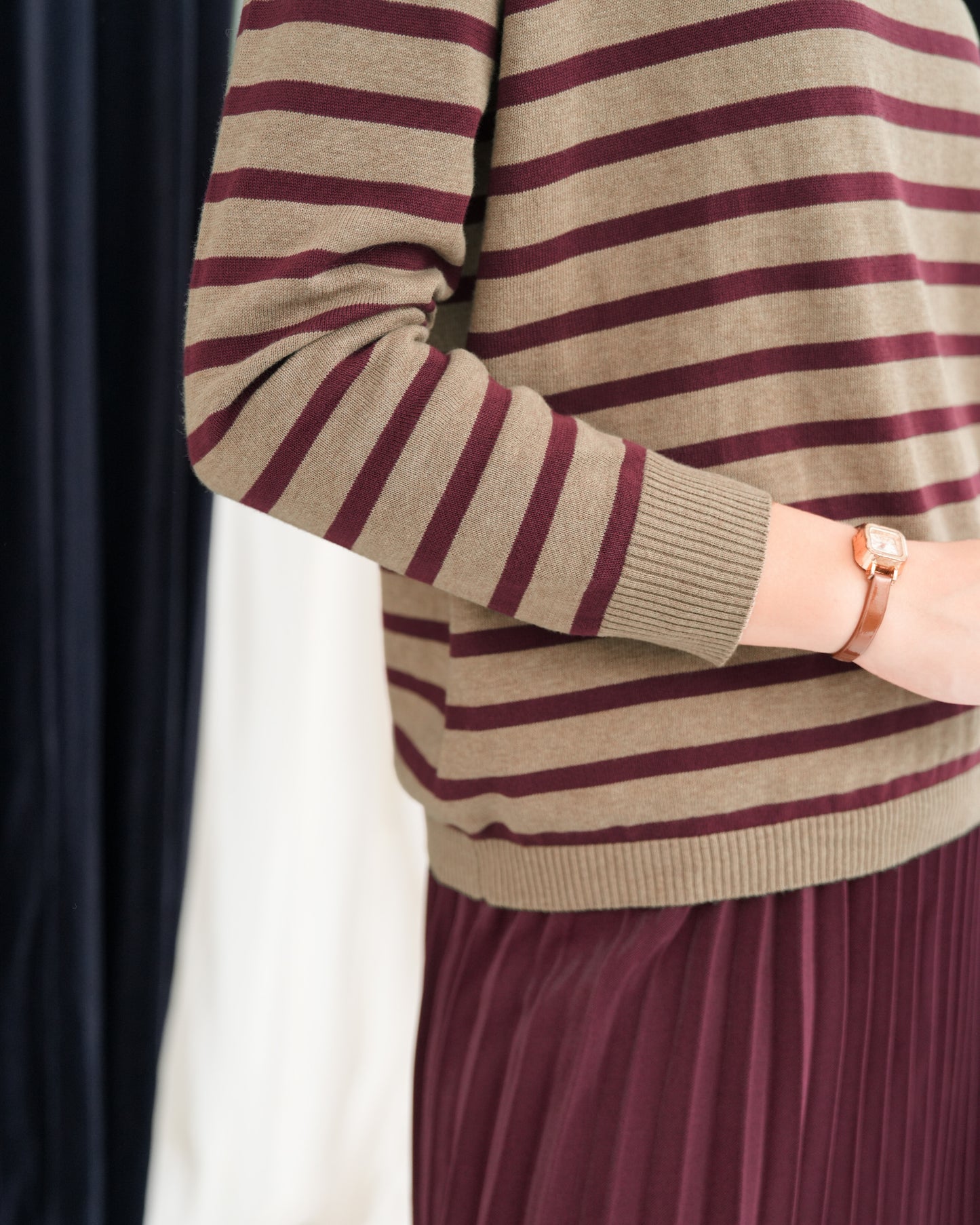 Cotton Stripe Knitwear