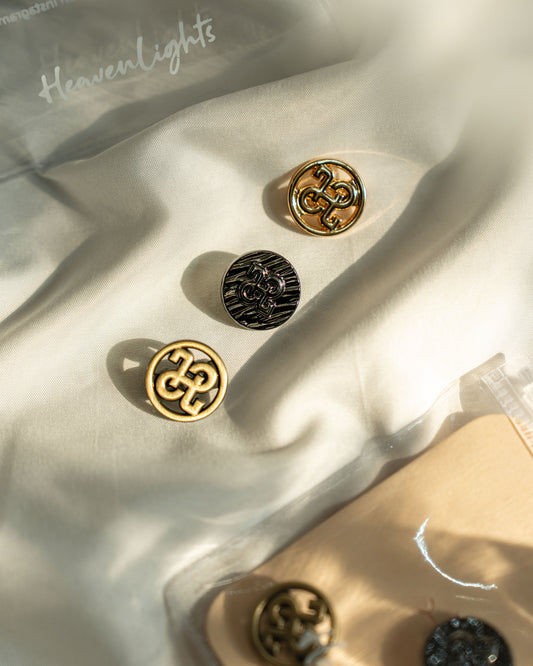 Heaven Lights - Autonoma Mini Brooch - Round Hijab Brooch