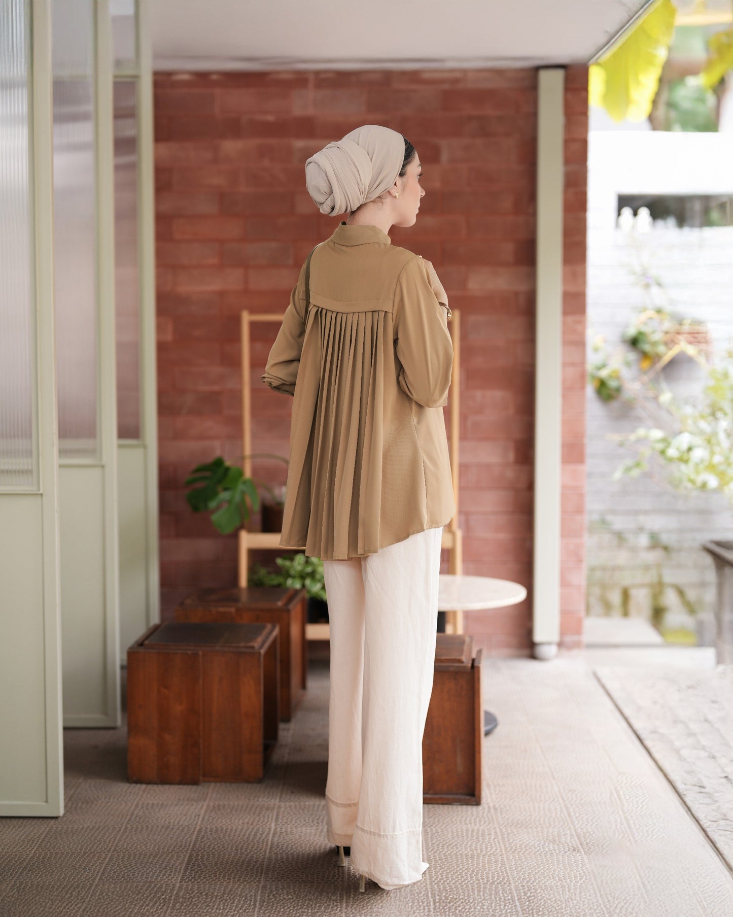 Gianni Pleats Shirt