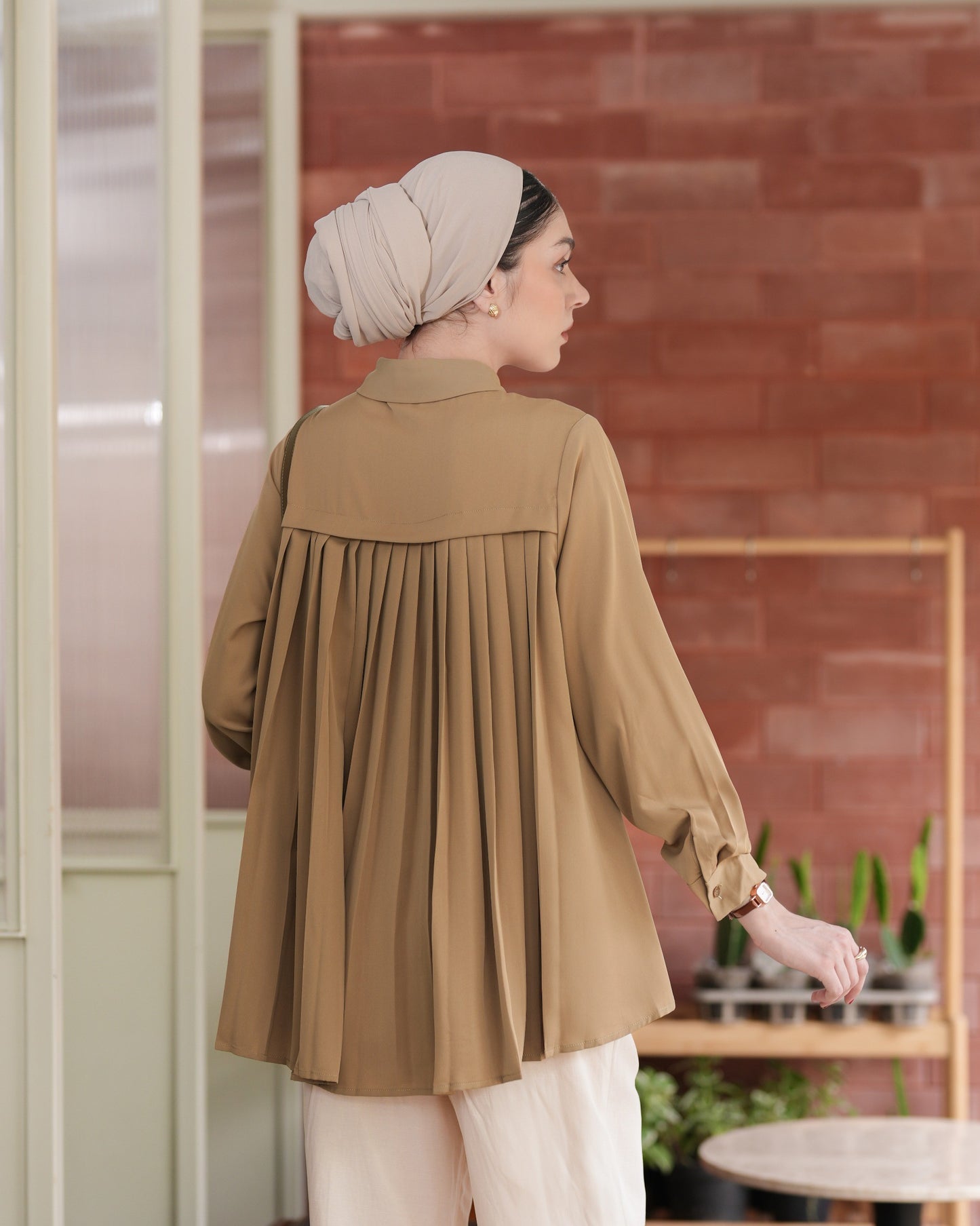 Gianni Pleats Shirt