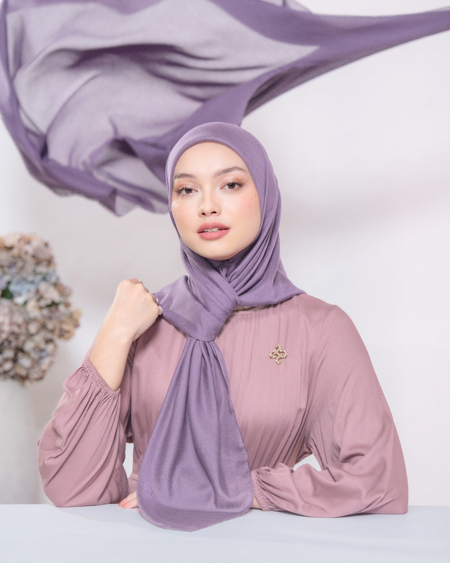 Heaven Lights - Voal Plain - Plain Square Voal Hijab