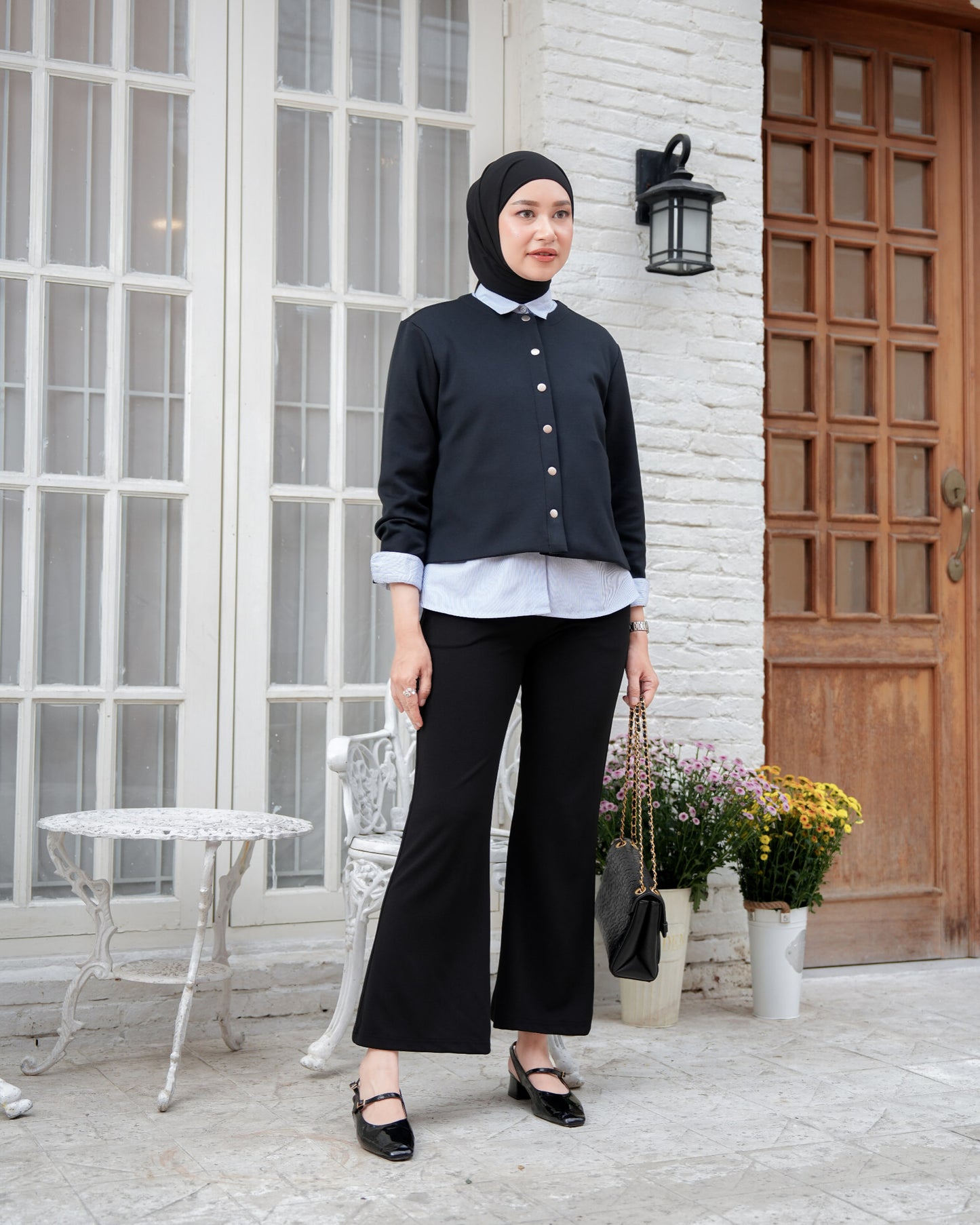 Heaven Lights - Lora Flare Pants - Muslim Women's Cutbray Long Pants