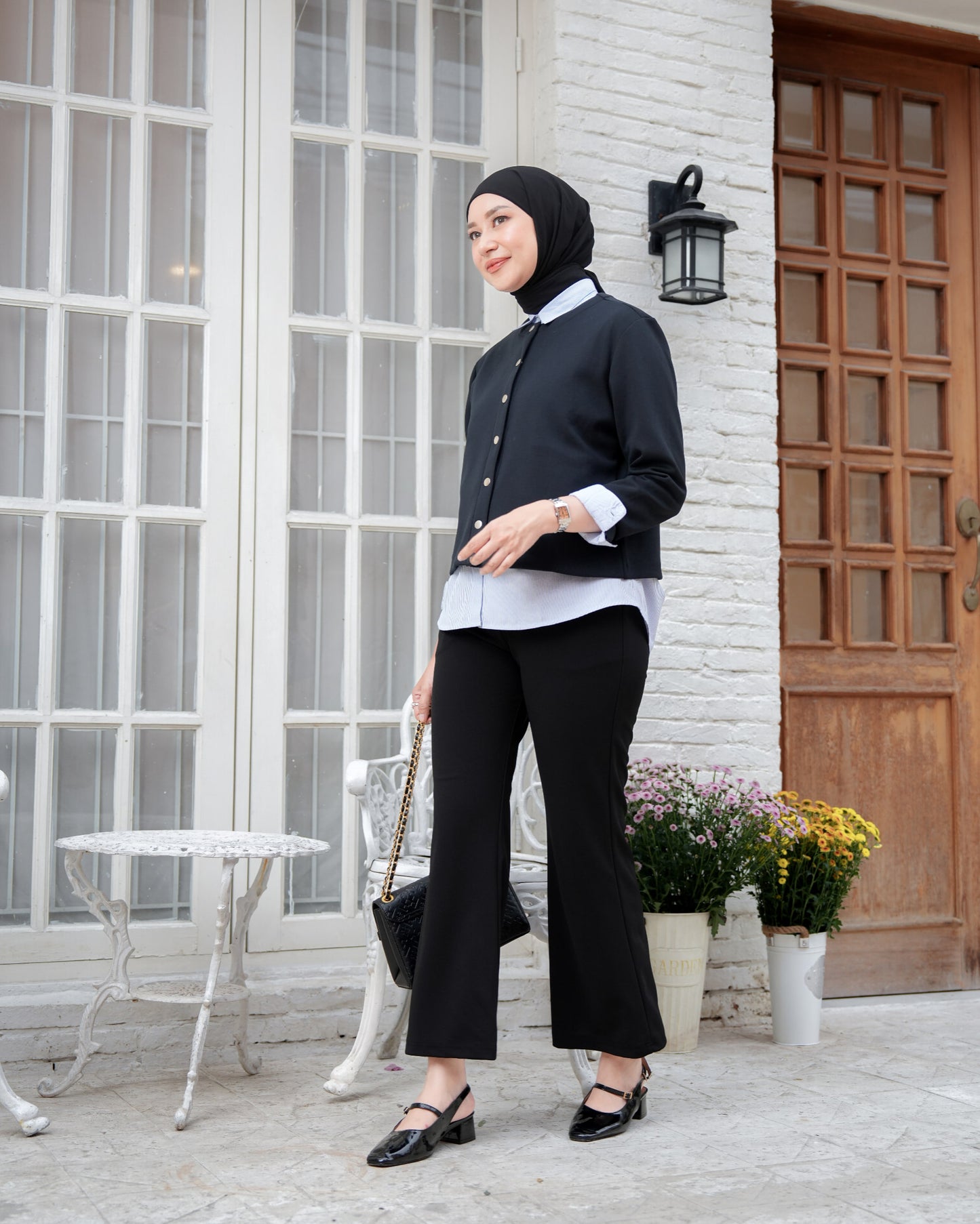 Heaven Lights - Lora Flare Pants - Muslim Women's Cutbray Long Pants