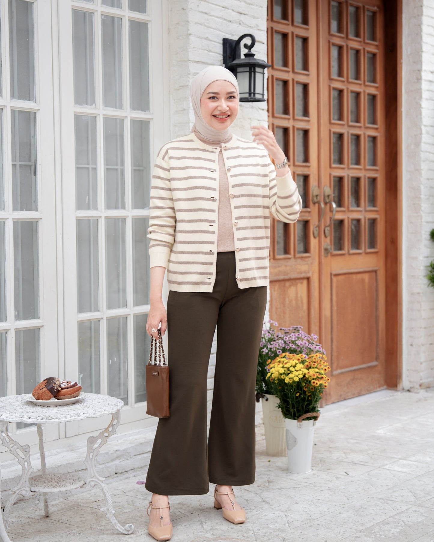 Heaven Lights - Lora Flare Pants - Muslim Women's Cutbray Long Pants