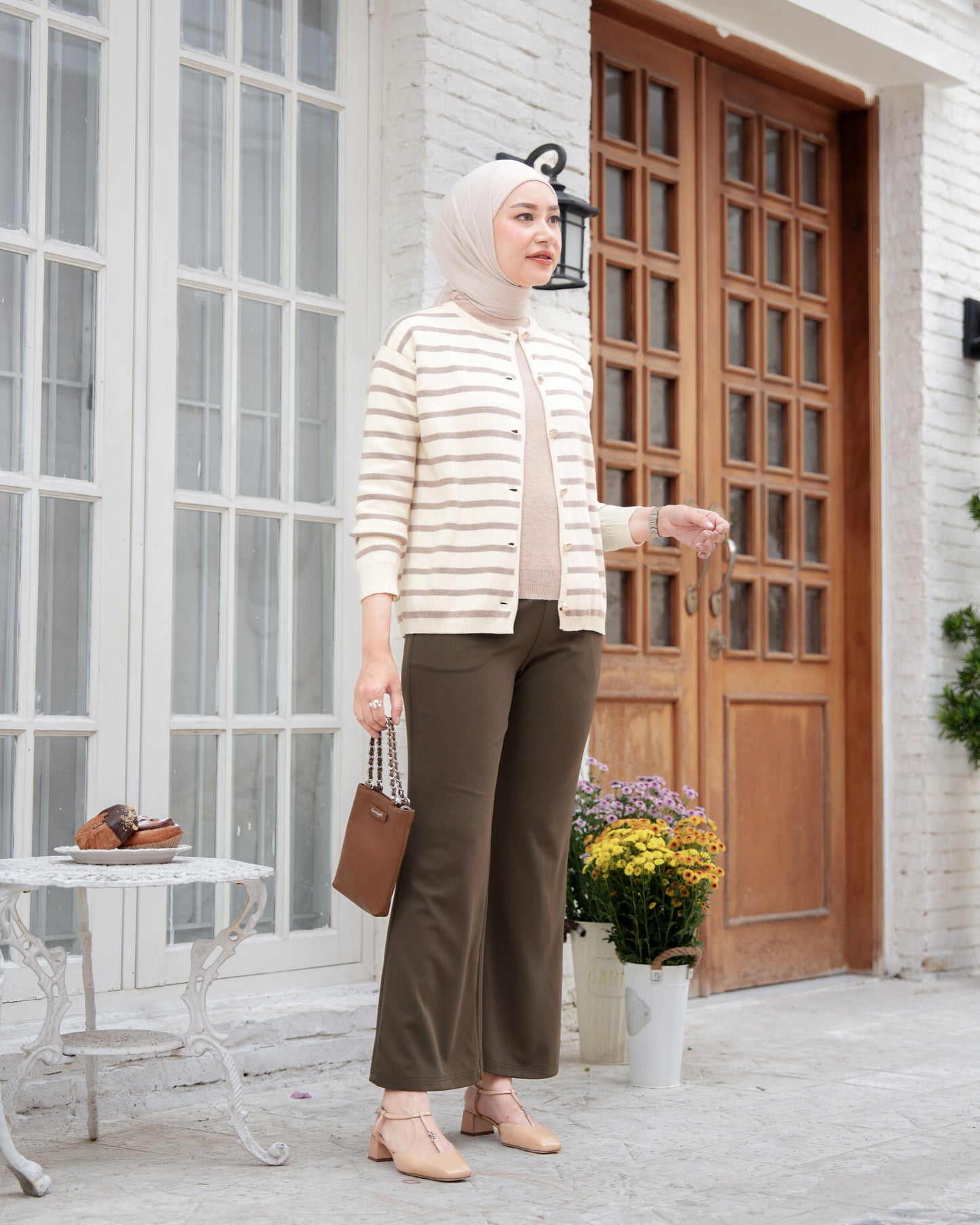 Heaven Lights - Lora Flare Pants - Muslim Women's Cutbray Long Pants