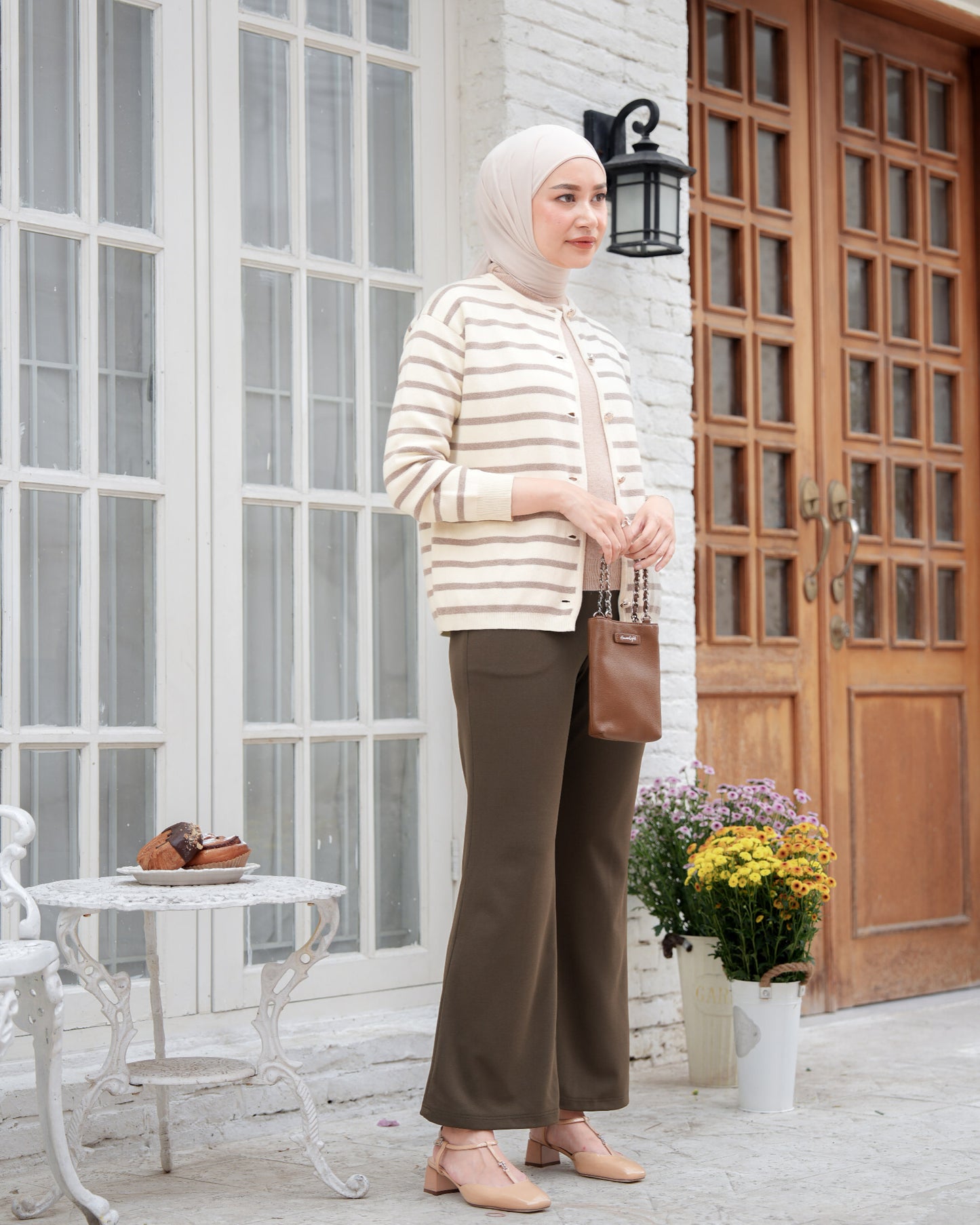 Heaven Lights - Lora Flare Pants - Muslim Women's Cutbray Long Pants