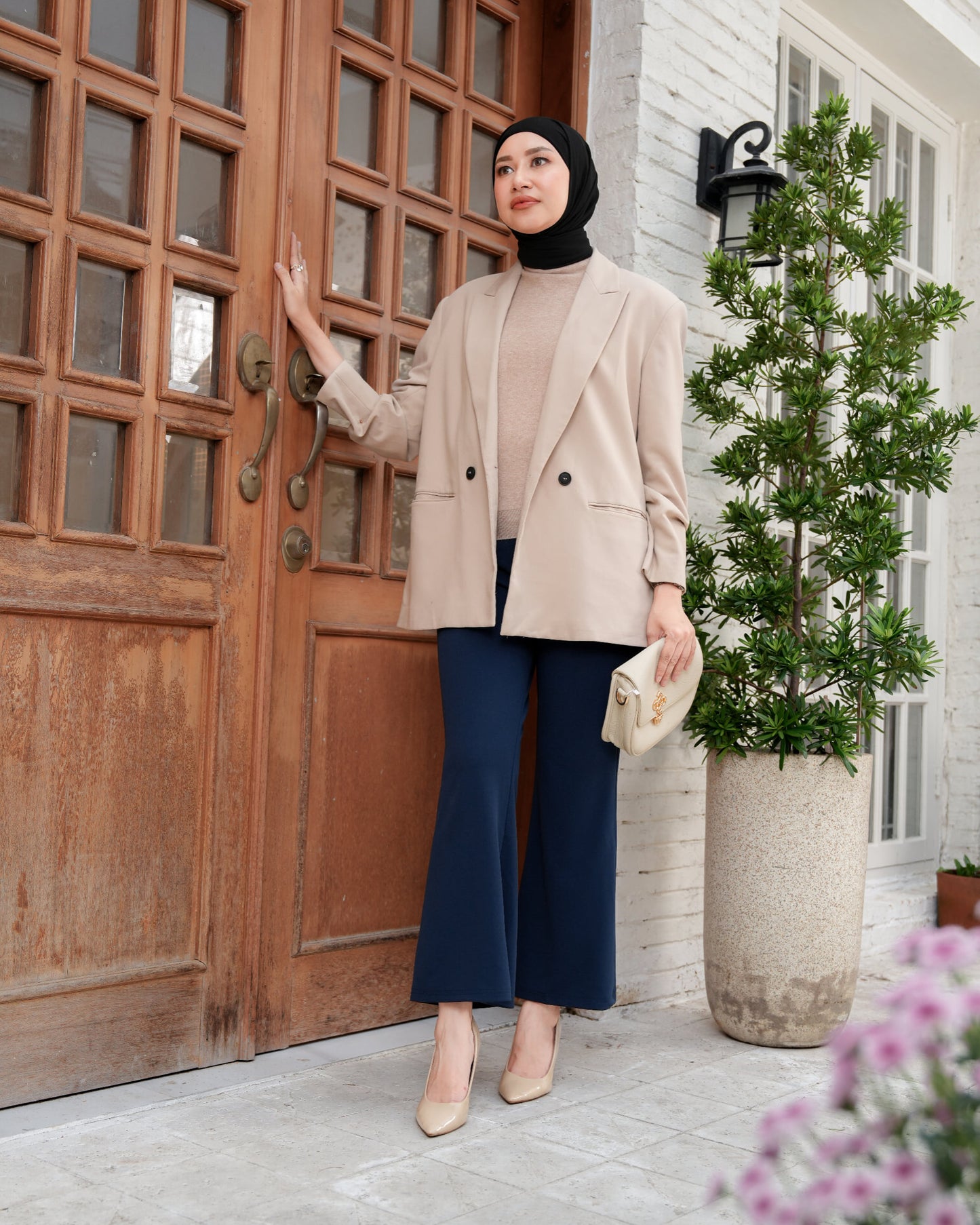 Heaven Lights - Lora Flare Pants - Muslim Women's Cutbray Long Pants