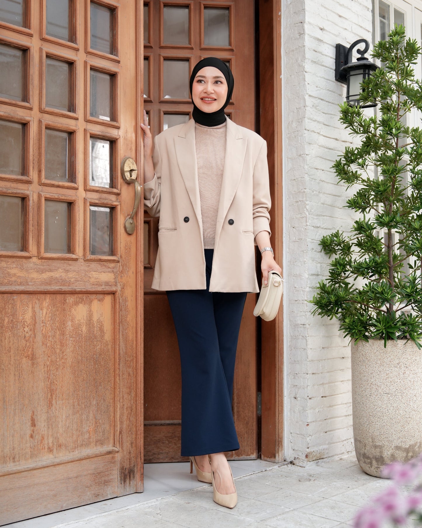 Heaven Lights - Lora Flare Pants - Muslim Women's Cutbray Long Pants