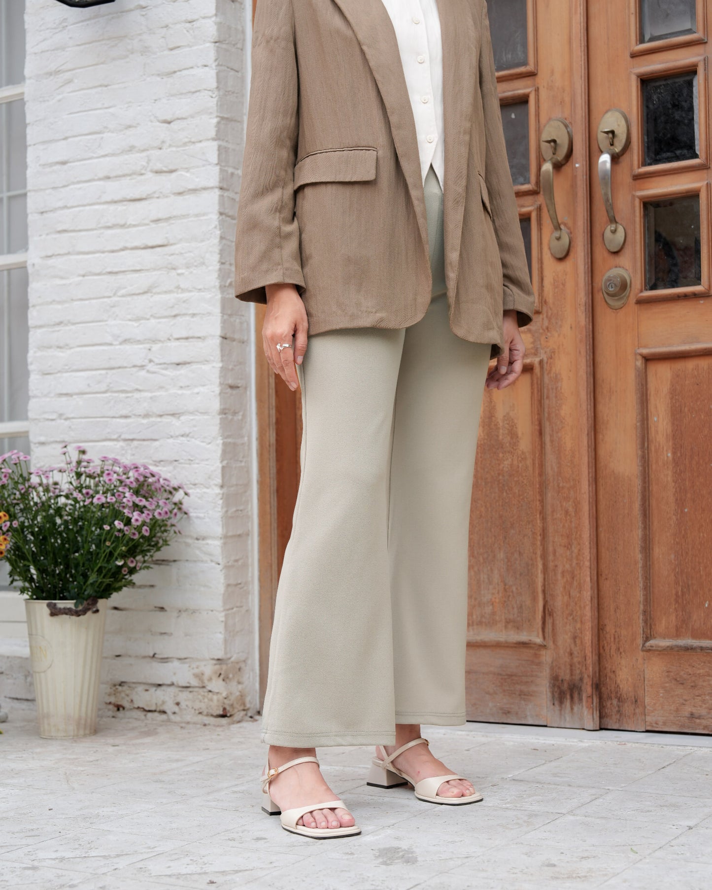 Heaven Lights - Lora Flare Pants - Muslim Women's Cutbray Long Pants