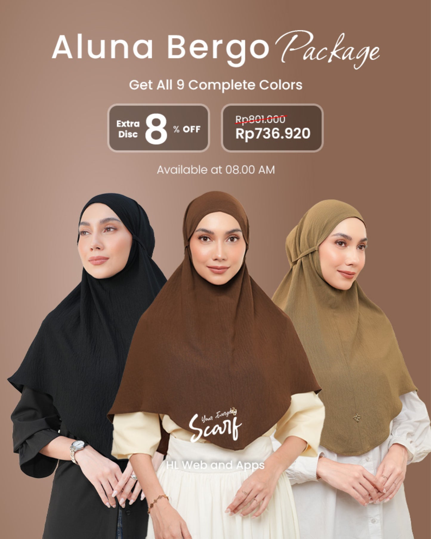 Aluna Bergo (Package All Color)