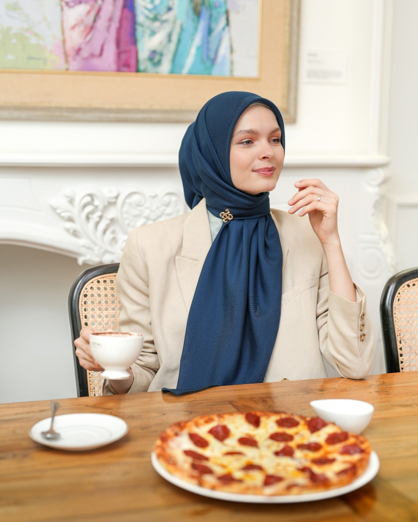 Heaven Lights - Voal Plain - Plain Square Voal Hijab