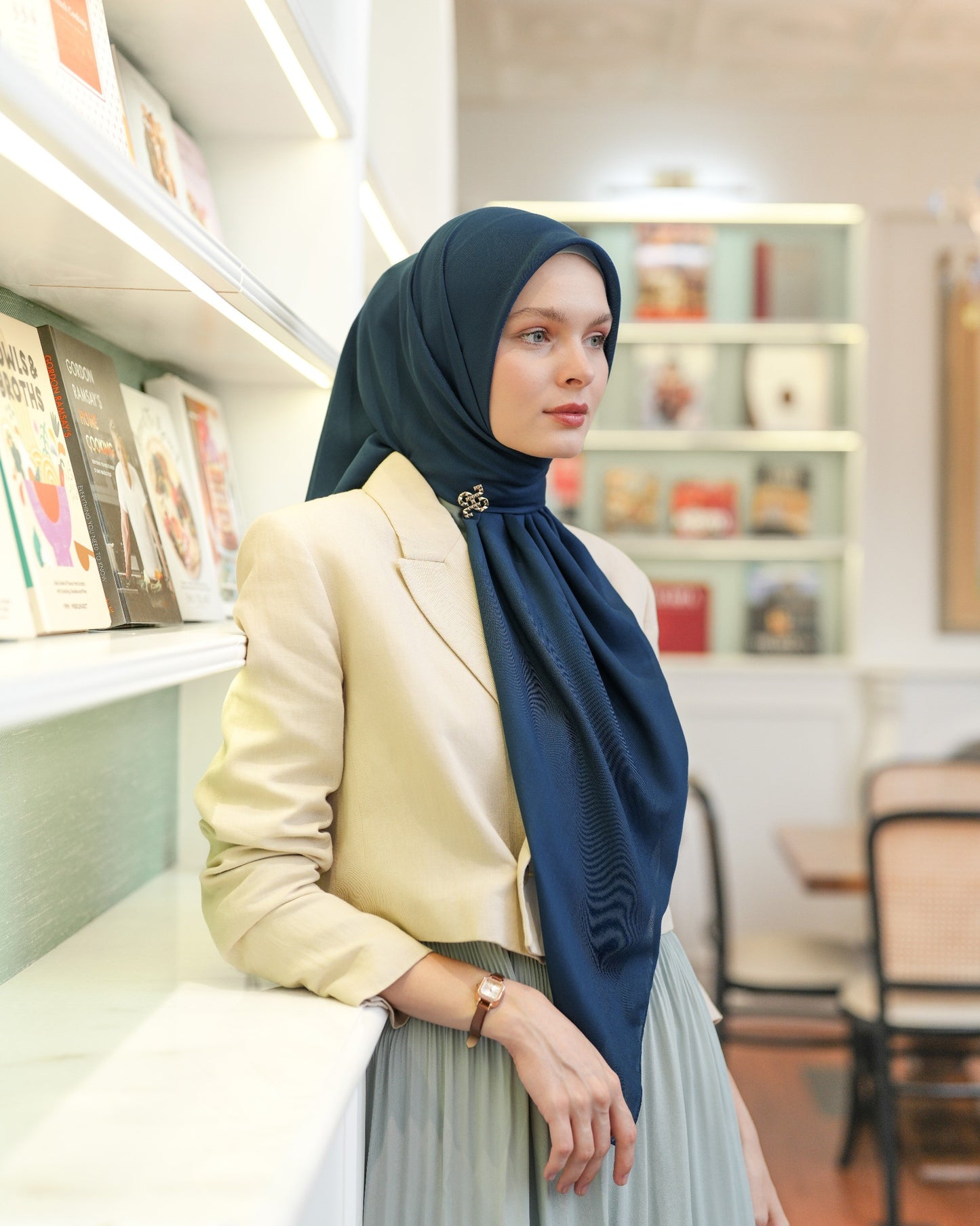 Heaven Lights - Voal Plain - Plain Square Voal Hijab