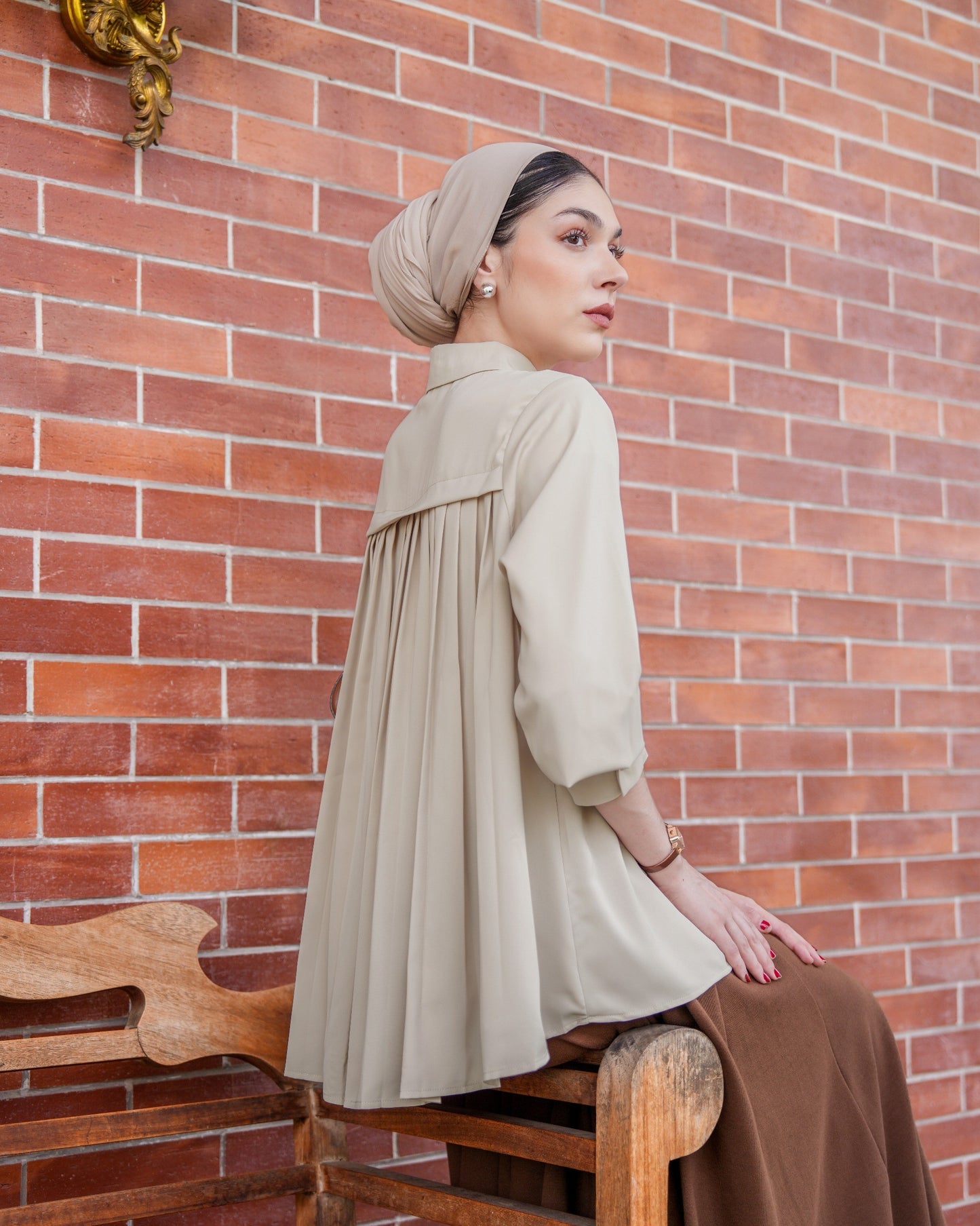 Gianni Pleats Shirt