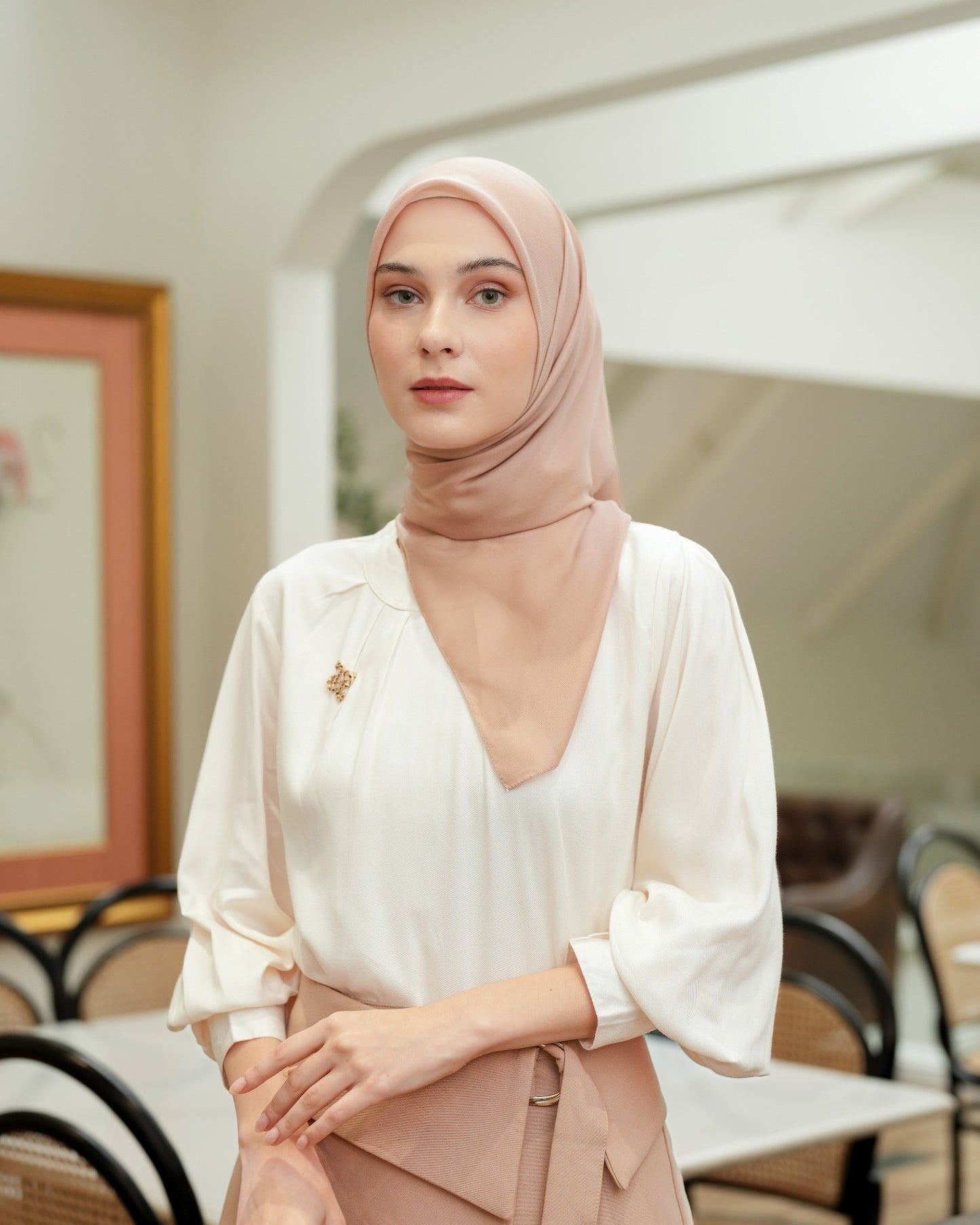 Heaven Lights - Voal Plain - Plain Square Voal Hijab