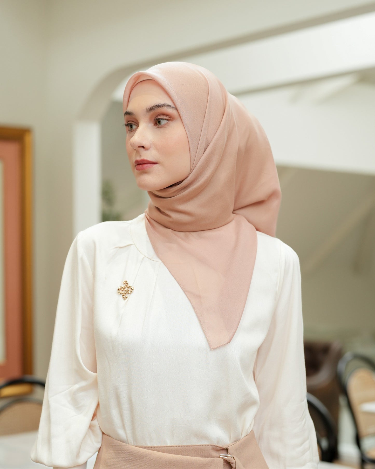Heaven Lights - Voal Plain - Plain Square Voal Hijab