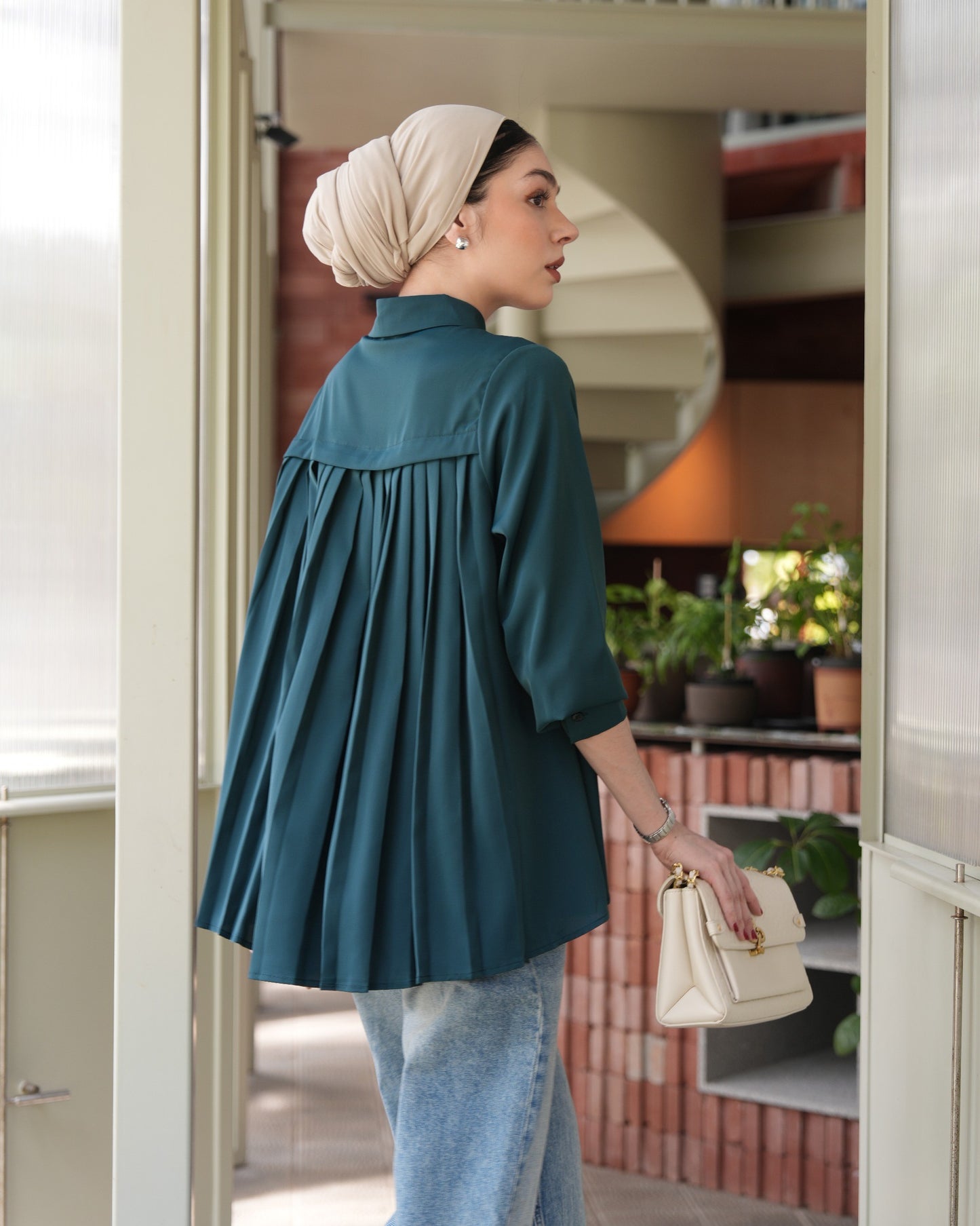 Gianni Pleats Shirt