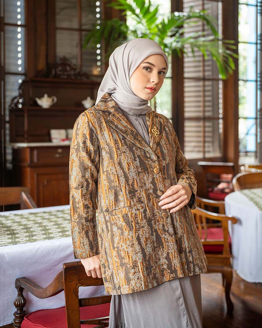 Heaven Lights - Shazia Blazer - Women's Jaquard Blazer