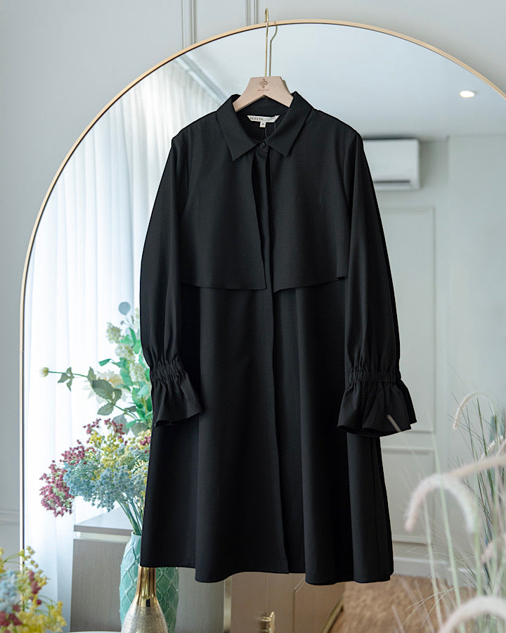 Heaven Lights - Chava Long Shirt - Plain Muslim Women's Tunic Long Sleeve