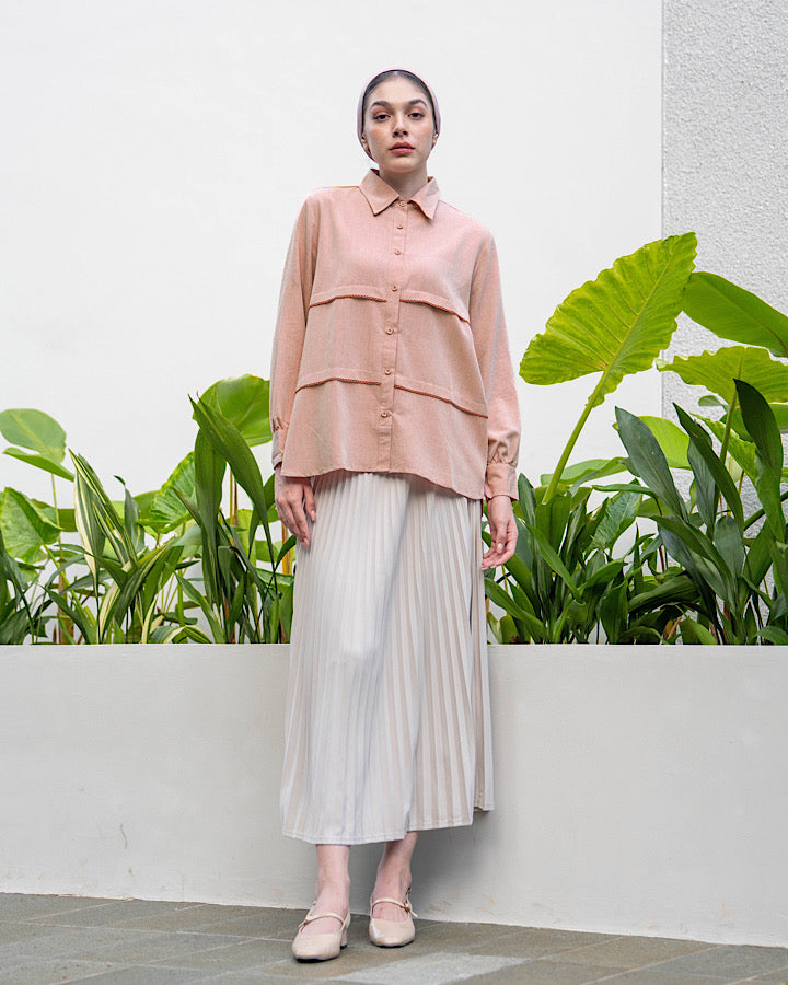 Heaven Lights - Nabella Blouse - Plain Tops for Muslim Women