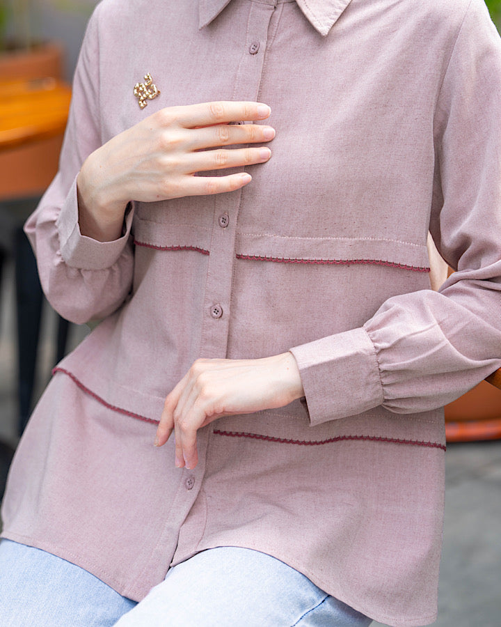 Heaven Lights - Nabella Blouse - Plain Tops for Muslim Women