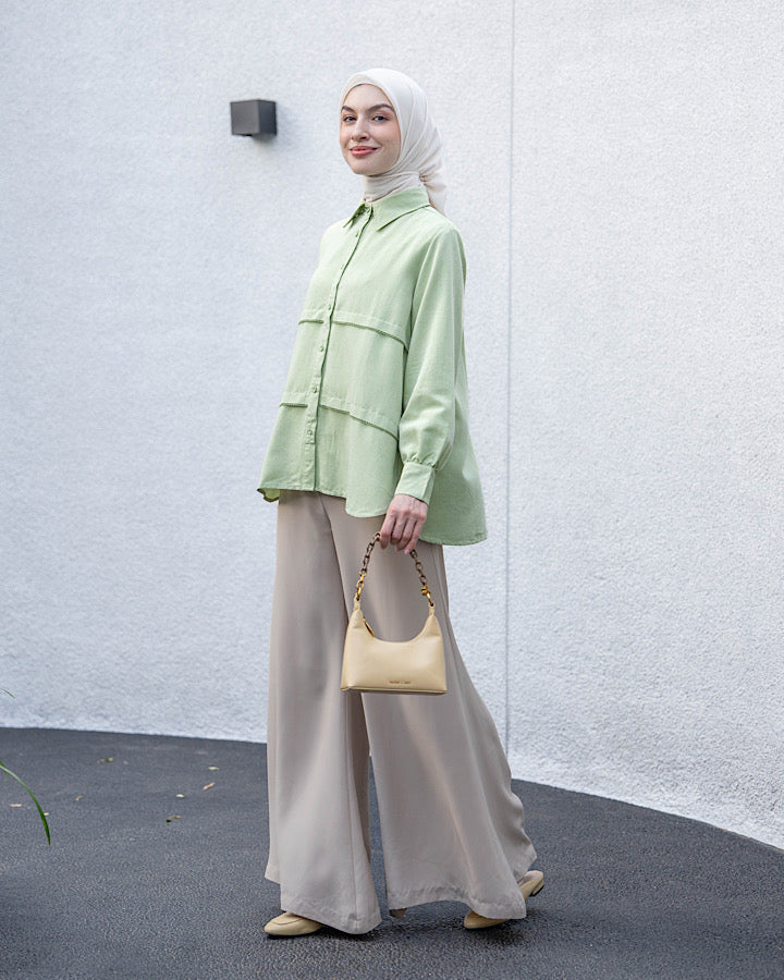 Heaven Lights - Nabella Blouse - Plain Tops for Muslim Women