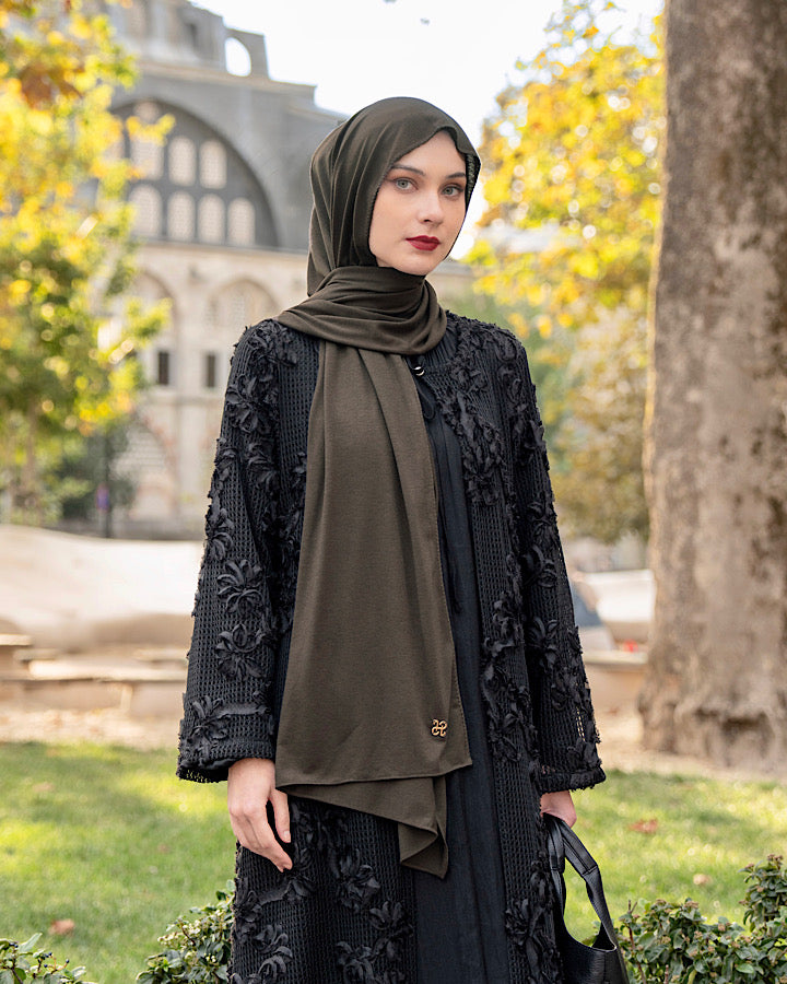 Heaven Lights - New Hajra Pashmina - Plain Pashmina