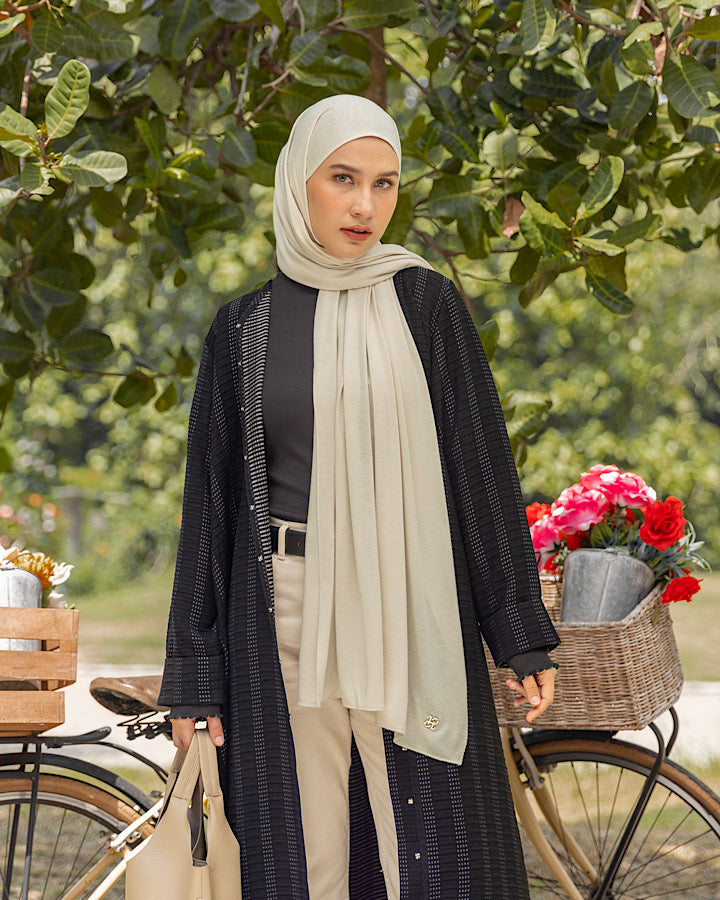 Heaven Lights - New Hajra Pashmina - Plain Pashmina