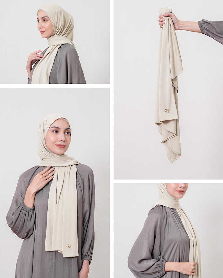 Heaven Lights - New Hajra Pashmina - Plain Pashmina