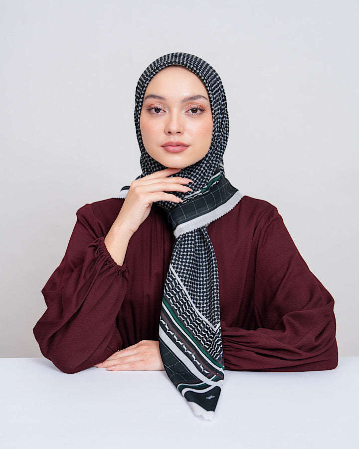 Heaven Lights - Rafat Scarf - Women's Square Pattern Hijab
