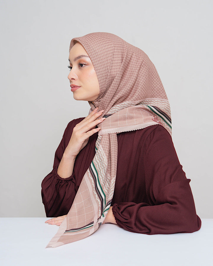 Heaven Lights - Rafat Scarf - Women's Square Pattern Hijab