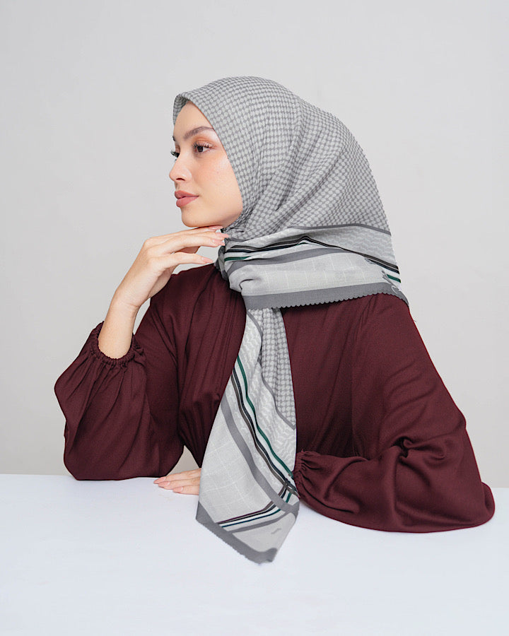 Heaven Lights - Rafat Scarf - Women's Square Pattern Hijab