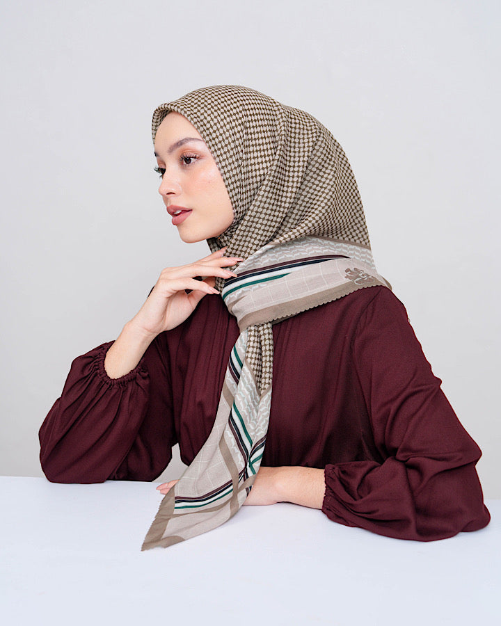 Heaven Lights - Rafat Scarf - Women's Square Pattern Hijab