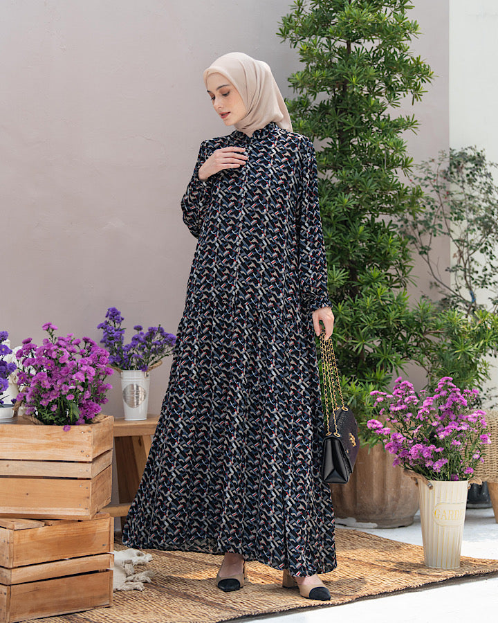 Heaven Lights - Safeea Dress - Muslim Women's Motif Dress