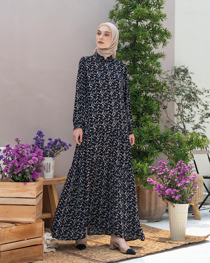Heaven Lights - Safeea Dress - Muslim Women's Motif Dress
