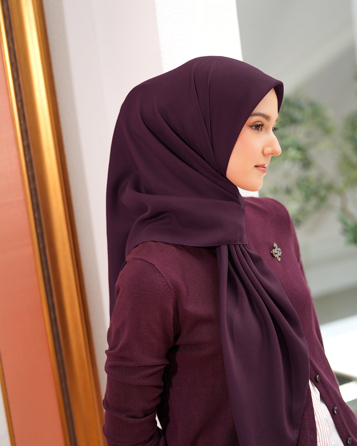 Heaven Lights - Voal Plain - Plain Square Voal Hijab