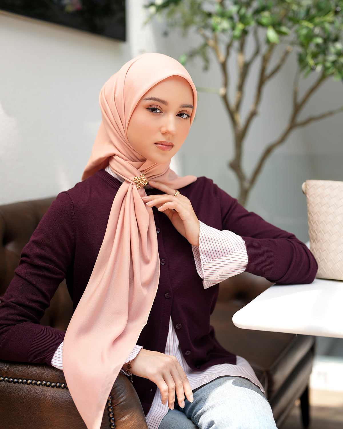 Heaven Lights - Voal Plain - Plain Square Voal Hijab