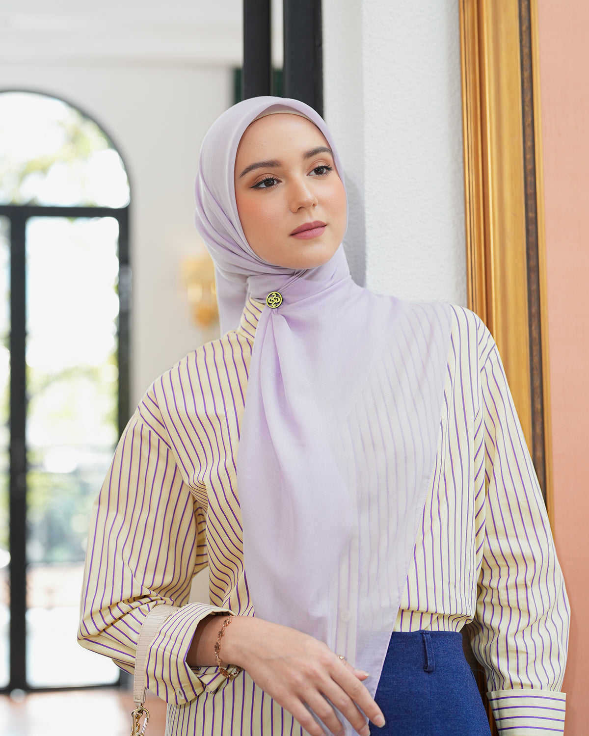 Heaven Lights - Voal Plain - Plain Square Voal Hijab