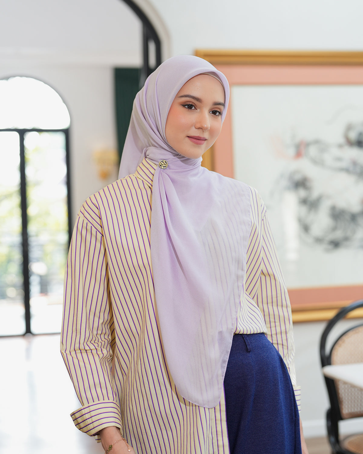 Heaven Lights - Voal Plain - Plain Square Voal Hijab