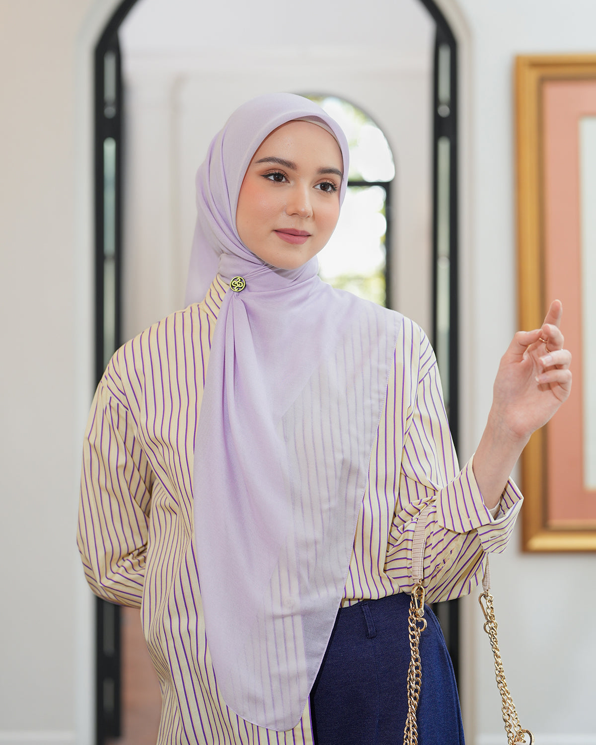 Heaven Lights - Voal Plain - Plain Square Voal Hijab