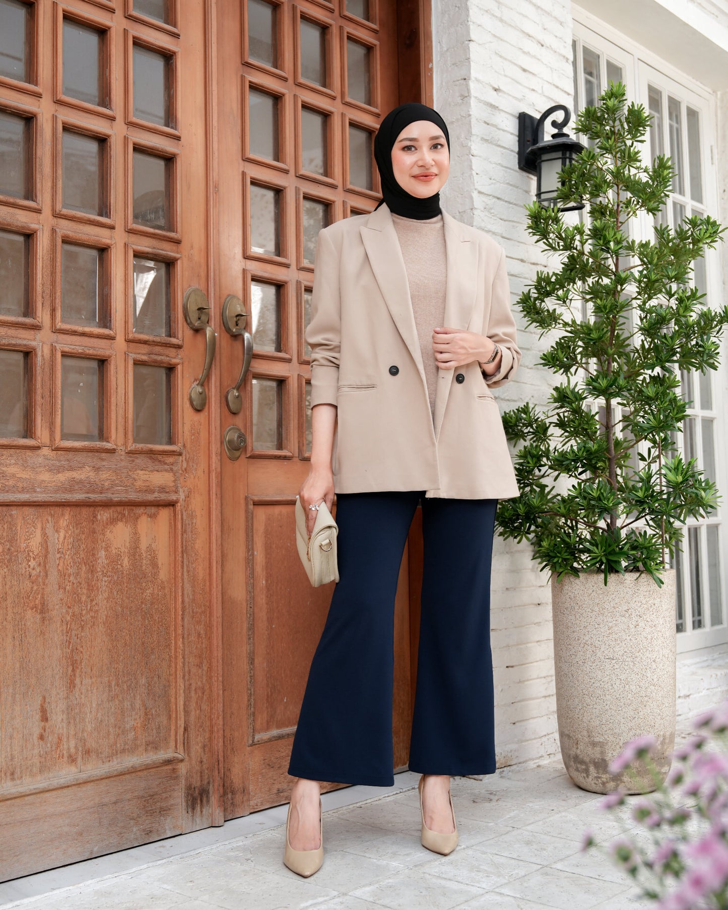 Heaven Lights - Lora Flare Pants - Muslim Women's Cutbray Long Pants