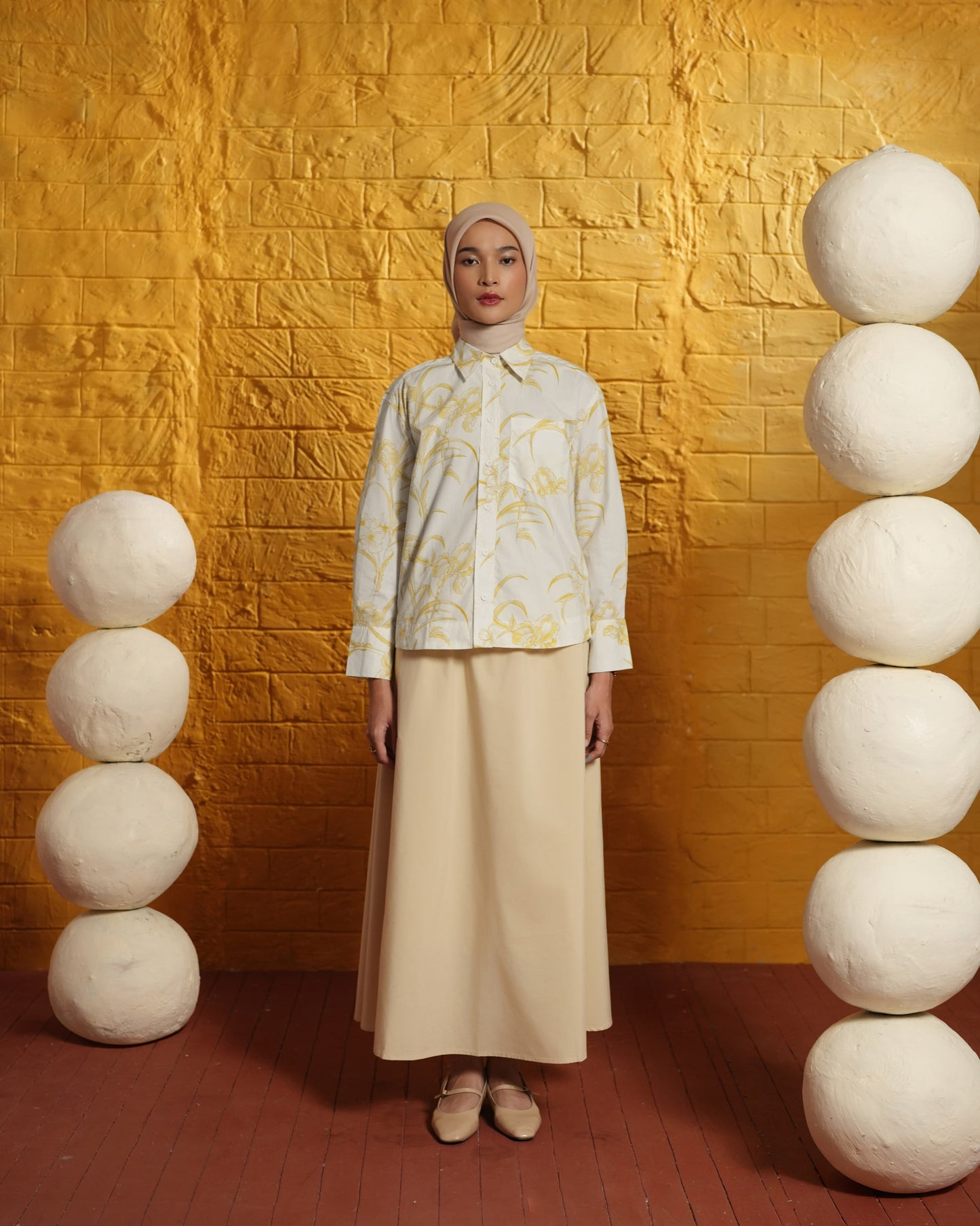 Calla Flower Crop Shirt by HL Lume