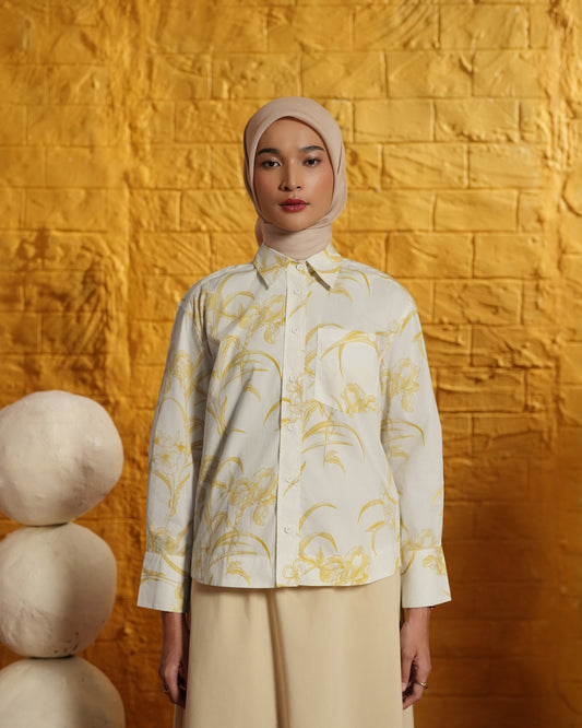 Calla Flower Crop Shirt by HL Lume