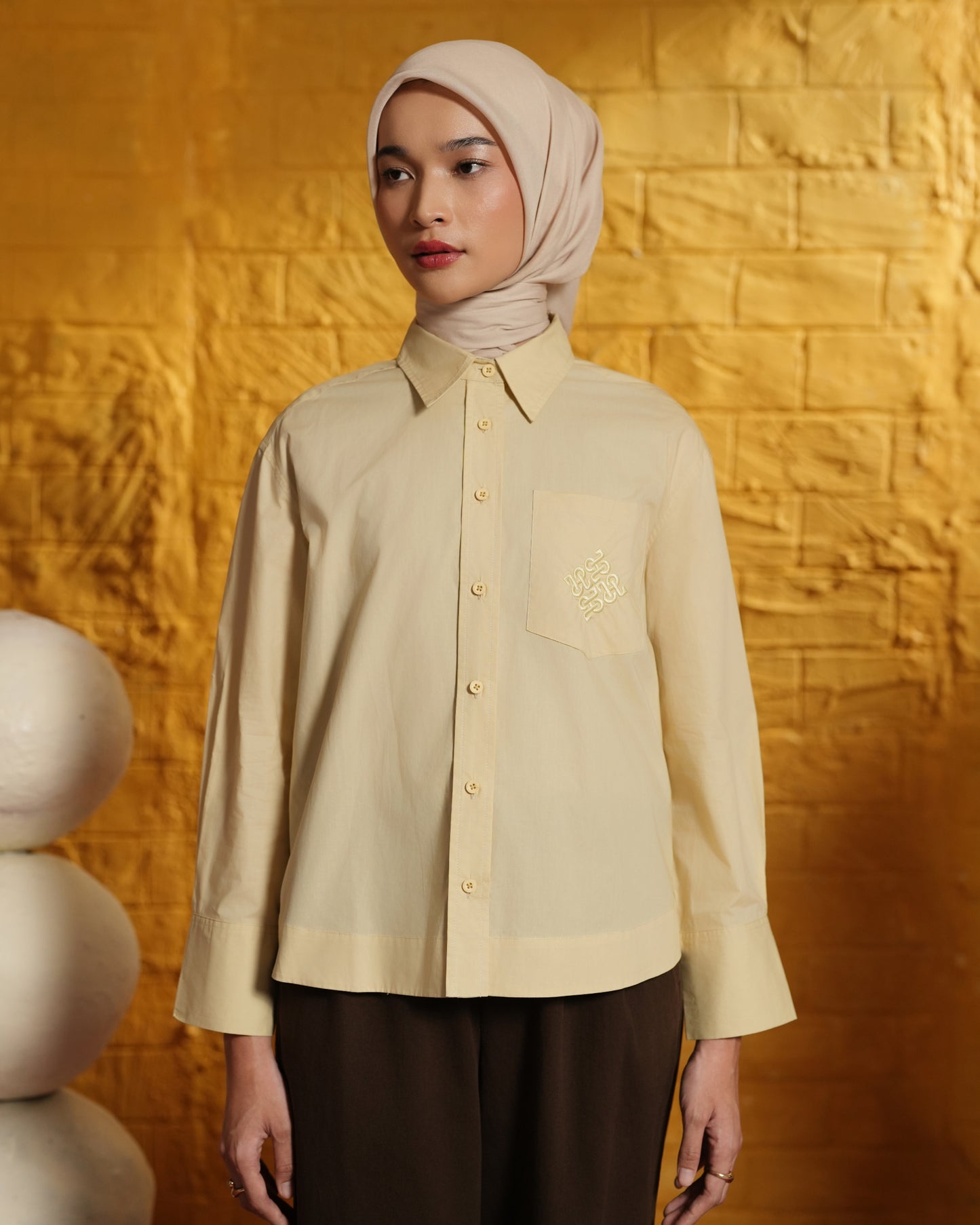 Calla Crop Shirt by HL Lume