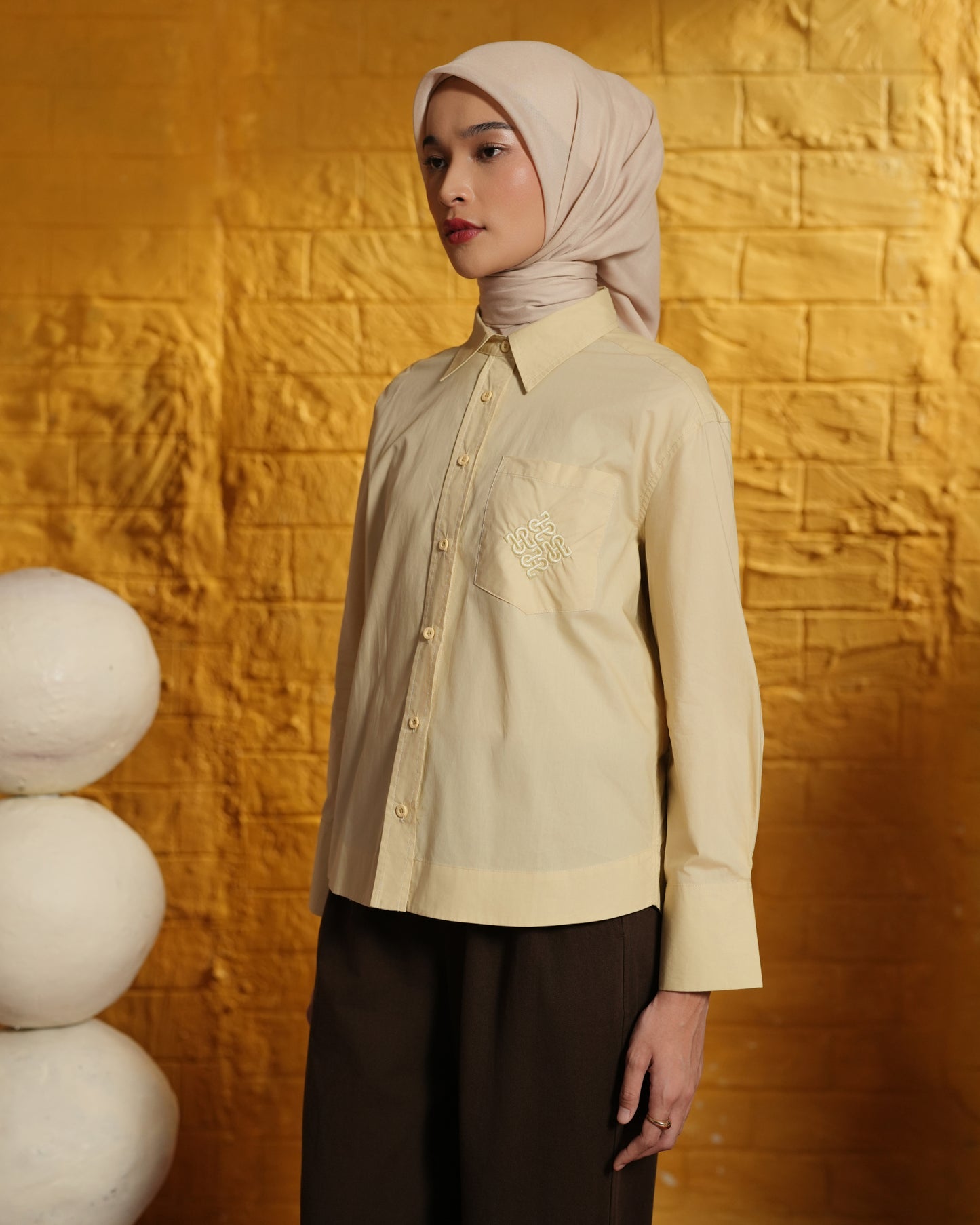 Calla Crop Shirt by HL Lume